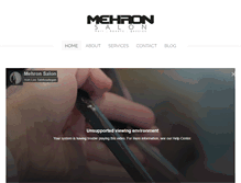 Tablet Screenshot of mehronsalon.com